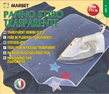 Strygeklæde transparent